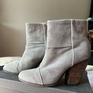 Rag & Bone Newbury Canvas Boots, size 39